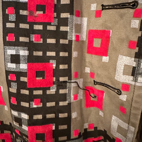 Custo Barcelona mixed media Geometric Trench - Picture 7 of 7